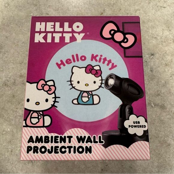 Hello Kitty Ambient Wall Projection USB Powered NWT - Picture 1 of 5